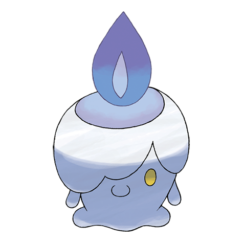 Official Litwick artwork - cute Litwick Pokémon card collector guide