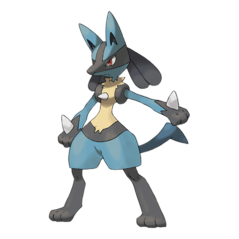 Official Lucario artwork - cute Lucario Pokémon card collector guide