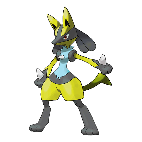 Lucario Shiny palette