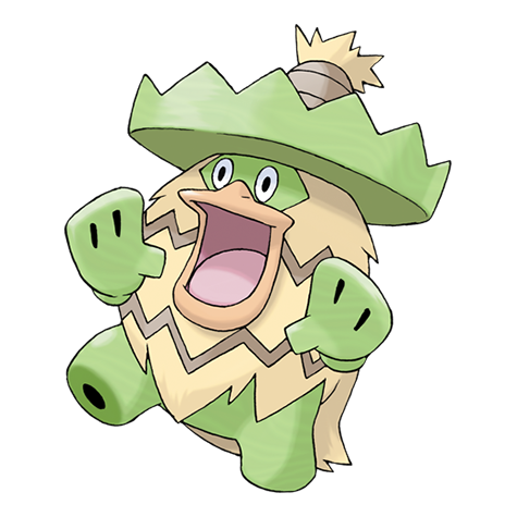 Official Ludicolo artwork - cute Ludicolo Pokémon card collector guide