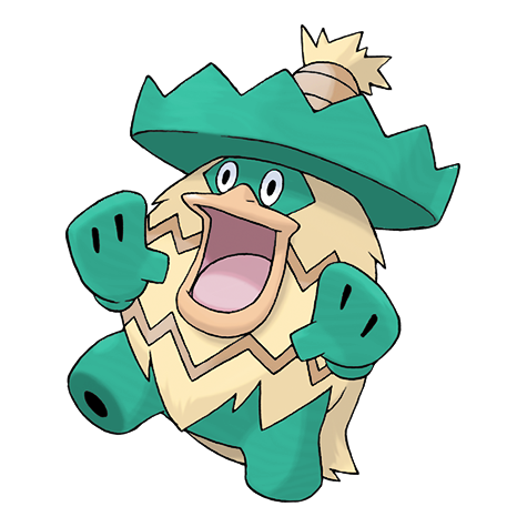 Ludicolo Shiny palette