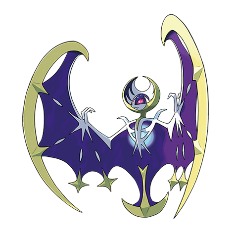 Official Lunala artwork - cute Lunala Pokémon card collector guide