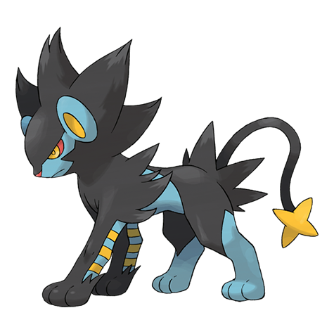 Official Luxray artwork - cute Luxray Pokémon card collector guide