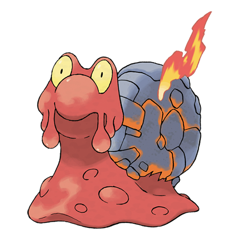 Official Magcargo artwork - cute Magcargo Pokémon card collector guide