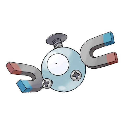 Official Magnemite artwork - cute Magnemite Pokémon card collector guide