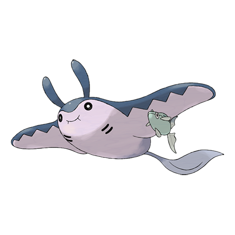 Official Mantine artwork - cute Mantine Pokémon card collector guide