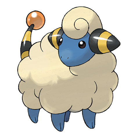 Official Mareep artwork - cute Mareep Pokémon card collector guide