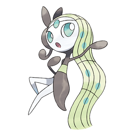 Official Meloetta artwork