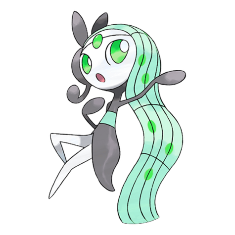 Meloetta Shiny palette