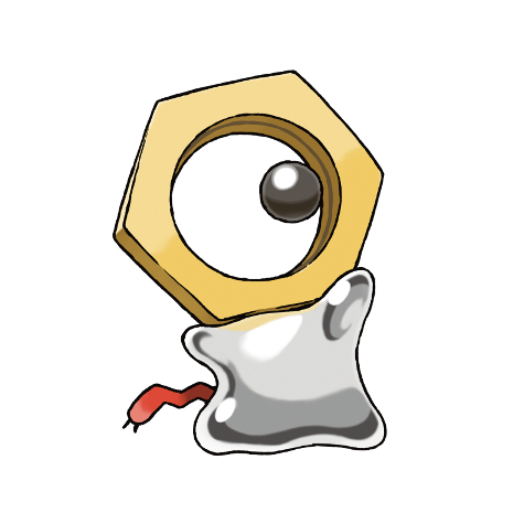 Official Meltan artwork - cute Meltan Pokémon card collector guide
