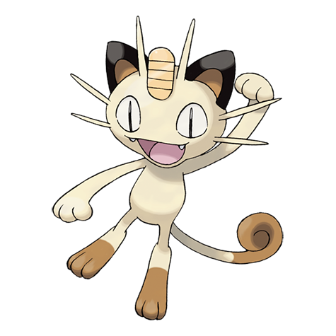 Official Meowth artwork - cute Meowth Pokémon card collector guide