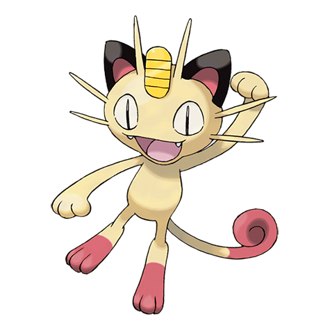 Meowth Shiny palette
