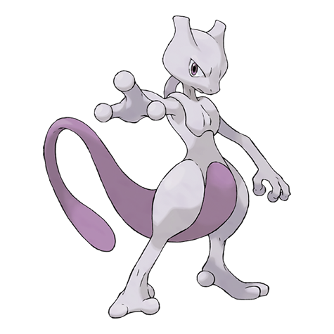 Official Mewtwo artwork