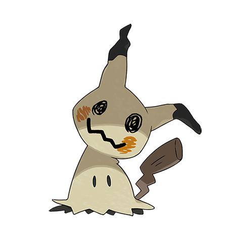 Official Mimikyu artwork - cute Mimikyu Pokémon card collector guide