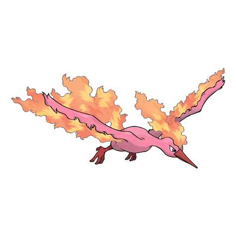 Moltres Shiny palette