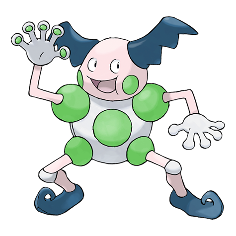 Mr Mime Shiny palette
