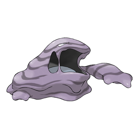 Official Muk artwork - cute Muk Pokémon card collector guide