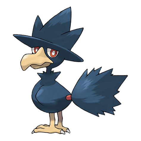 Official Murkrow artwork - cute Murkrow Pokémon card collector guide