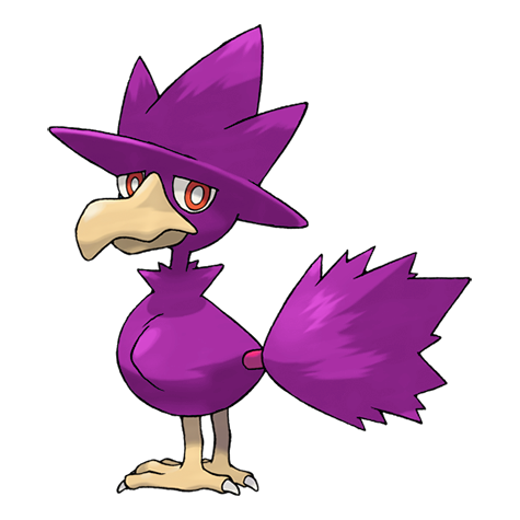 Murkrow Shiny palette