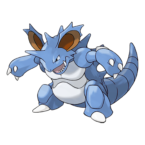 Nidoking Shiny palette