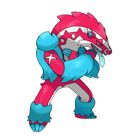 Obstagoon Shiny palette