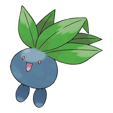 Official Oddish artwork - cute Oddish Pokémon card collector guide