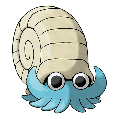 Official Omanyte artwork