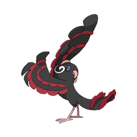 Oricorio Shiny palette