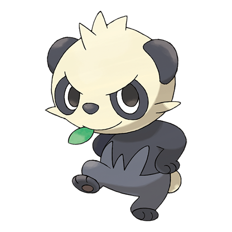 Official Pancham artwork - cute Pancham Pokémon card collector guide