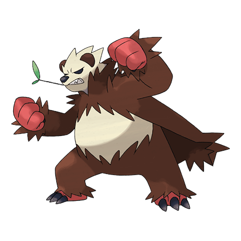 Pangoro Shiny palette