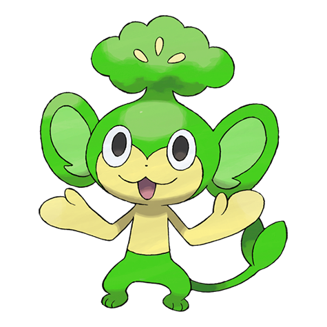 Pansage Shiny palette