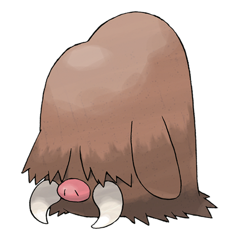 Official Piloswine artwork - cute Piloswine Pokémon card collector guide