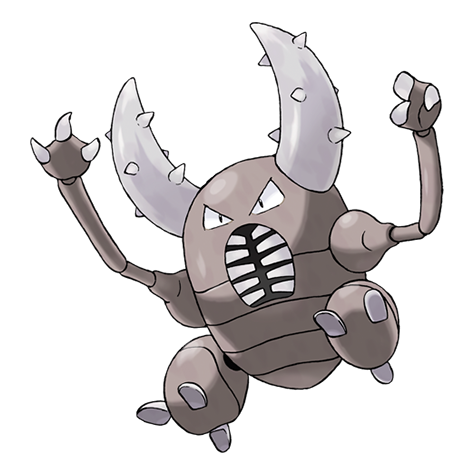Official Pinsir artwork - cute Pinsir Pokémon card collector guide