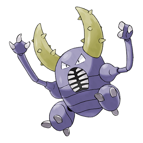 Pinsir Shiny palette