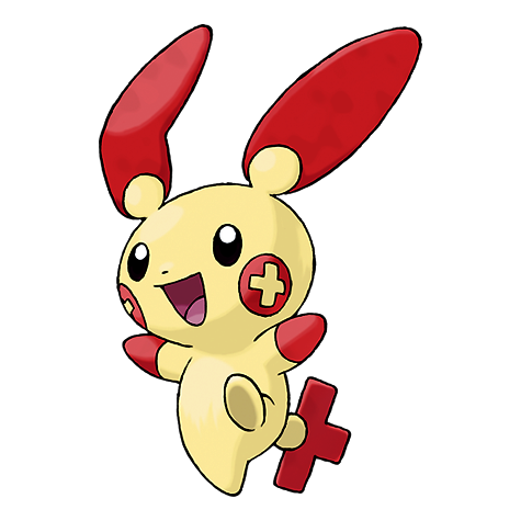 Plusle Shiny palette