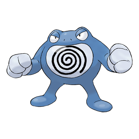 Official Poliwrath artwork - cute Poliwrath Pokémon card collector guide