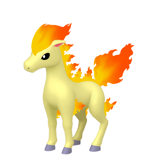 Ponyta HOME render