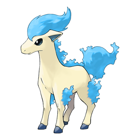 Ponyta Shiny palette