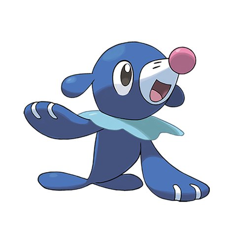 Official Popplio artwork - cute Popplio Pokémon card collector guide