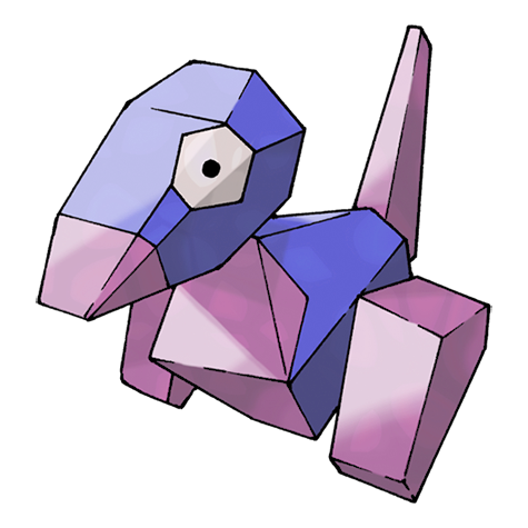 Porygon Shiny palette