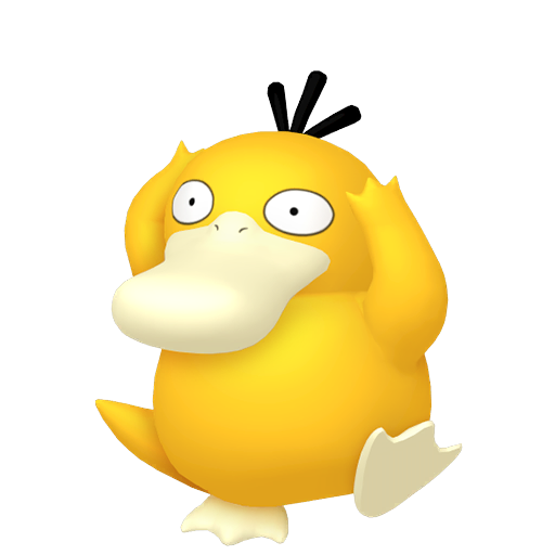 Psyduck HOME render