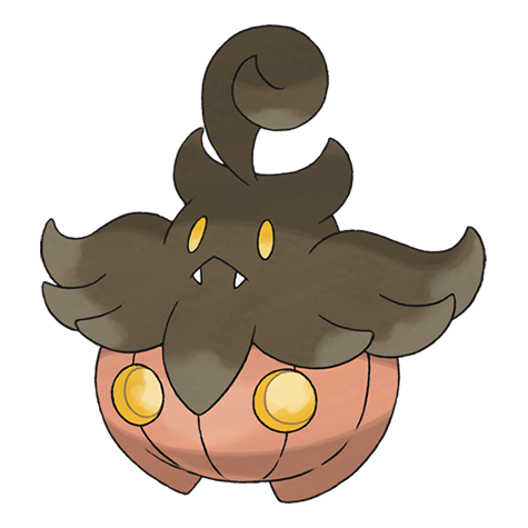 Official Pumpkaboo artwork - cute Pumpkaboo Pokémon card collector guide