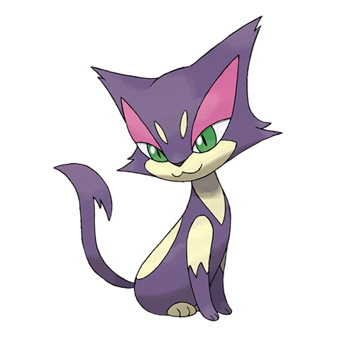 Official Purrloin artwork - cute Purrloin Pokémon card collector guide