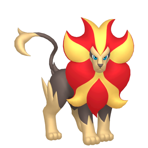 Pyroar HOME render