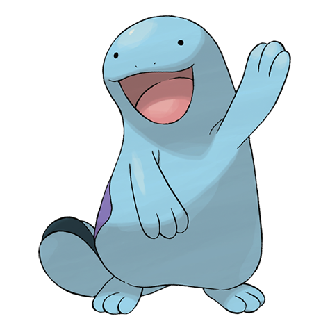 Official Quagsire artwork - cute Quagsire Pokémon card collector guide
