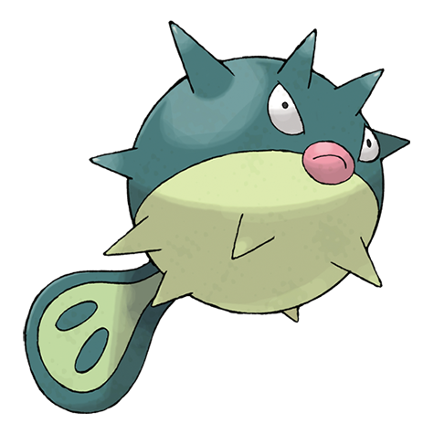 Official Qwilfish artwork - cute Qwilfish Pokémon card collector guide
