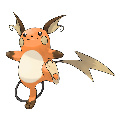 Raichu Shiny palette