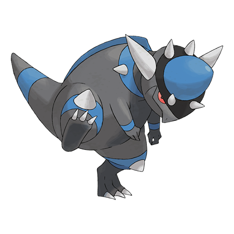 Official Rampardos artwork - cute Rampardos Pokémon card collector guide