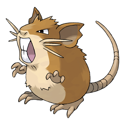 Raticate Official artwork
