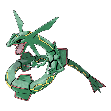 Official Rayquaza artwork - cute Rayquaza Pokémon card collector guide